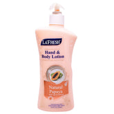 La Fresh Natural Papaya Hand & Body Lotion - 550ml - ShopXonline